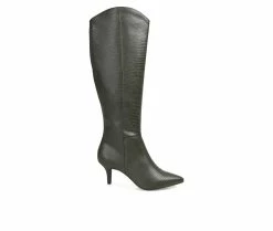Best Pirce 🌟 Women's Journee Collection Estrella Knee High 🥾 Boots Olive 🔥