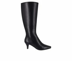 Deals 🎉 Women's Impo Namora Wide Width & Wide Calf Knee High 🥾 Boots Black Suedy WC 🧨