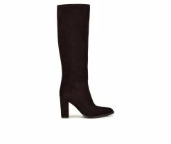 New ๐ Women's Nine West Hiya Knee High ๐ฅพ Boots Dark Brown WC ๐