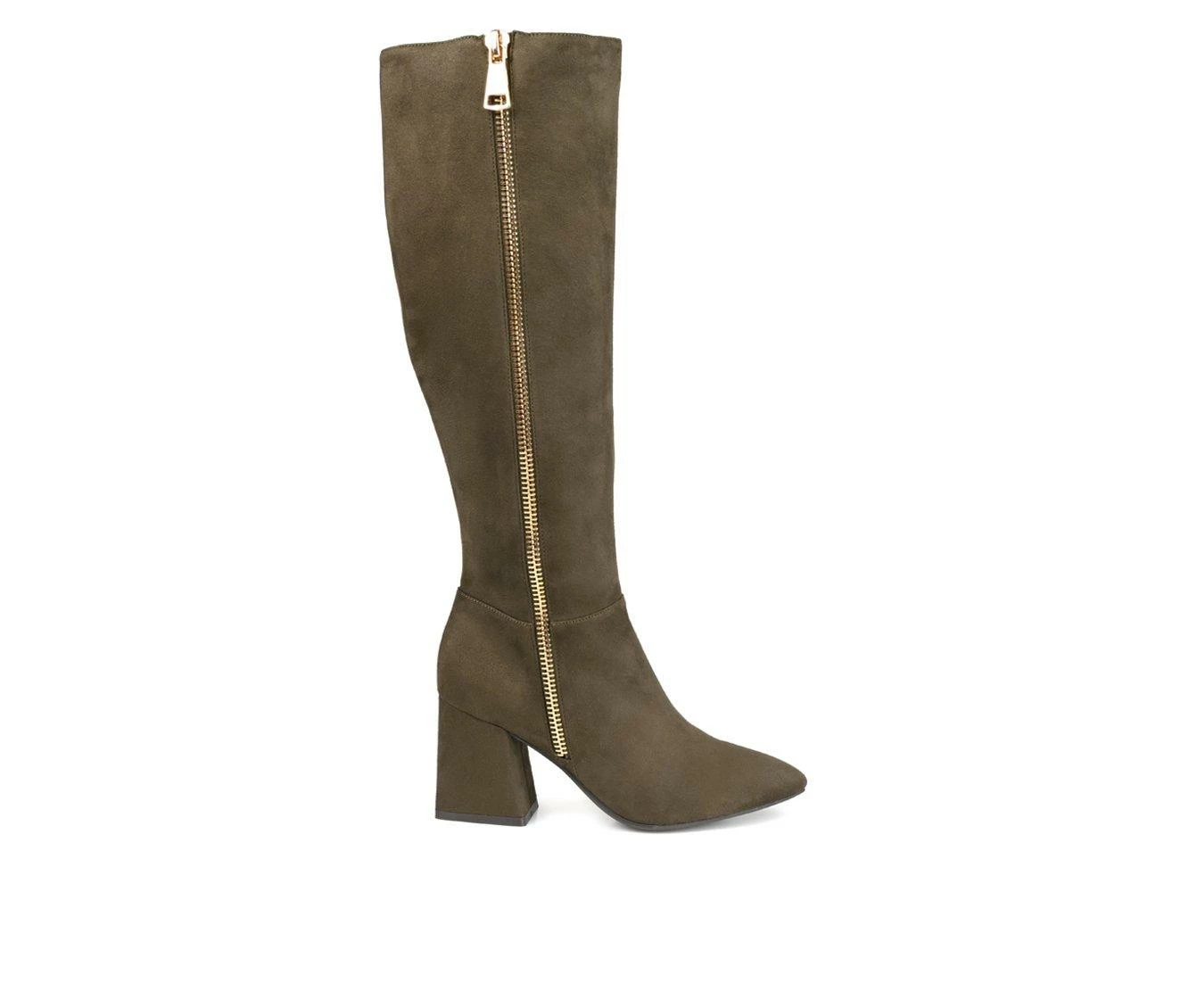 Promo 👏 Women's Journee Collection Idinna Extra Wide Calf Knee High 🥾 Boots Olive 🔥 2 Promo 👏 Women's Journee Collection Idinna Extra Wide Calf Knee High 🥾 Boots Olive 🔥 - Image 2