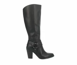 Budget 👍 Women's Code West Yolo Knee High 🥾 Boots Black 🎁 -London Fog Sales 1 555