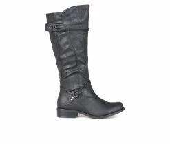 Discount ๐ Women's Journee Collection Harley Wide Calf Knee High ๐ฅพ Boots Black ๐