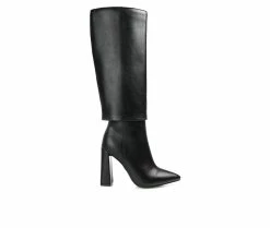 Best reviews of ⌛ Women's Journee Collection Aurorra Wide Calf Knee High 🥾 Boots Black 🥰