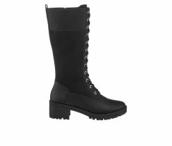 Wholesale โค๏ธ Women's GC ๐ Shoes Rook Knee High ๐ฅพ Boots Black ๐