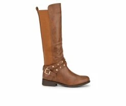 Wholesale 🌟 Women's Olivia Miller Valentina Knee High 🥾 Boots Cognac 👍