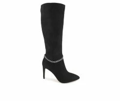 Discount 😀 Women's XOXO Talayah Knee High 🥾 Boots Black ⭐ 7 Discount 😀 Women's XOXO Talayah Knee High 🥾 Boots Black ⭐ -London Fog Sales 1 625