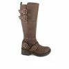 Outlet 🔥 Women's KENSIE Deranee Knee High 🥾 Boots Dark Brown 💯