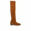 Best Sale 🔔 Women's New York And Company Ruby Knee High 🥾 Boots Cognac 👏