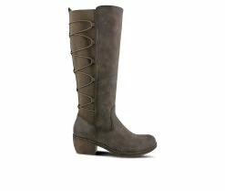New 🌟 Women's Patrizia Muggia Knee High 🥾 Boots Grey ⌛