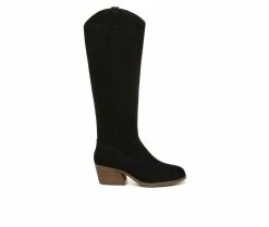 Top 10 🤩 Women's Dr. Scholls Lovely Knee High 🥾 Boots Black Micro 👍