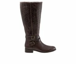 Brand new ✨ Women's Trotters Liberty Knee High 🥾 Boots Brown Snake ✔️