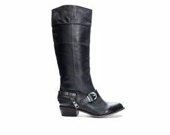 Hot Sale ✔️ Women's Chinese Laundry Solar Knee High 🥾 Boots Black ⭐