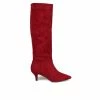 Coupon 🔥 Women's Journee Collection Vellia Wide Calf Knee High 🥾 Boots Wine 😉