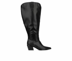 Front Page 17 New 🌟 Women's Fashion To Figure Mariana XWC Knee High 🥾 Boots Black Wide 👍