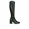 Brand new ❤️ Women's Franco Sarto Tribute Knee High 🥾 Boots Black Croco 😍