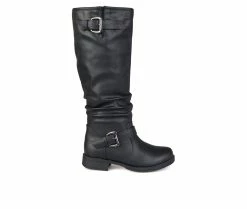 Hot Sale 😍 Women's Journee Collection Stormy Knee High 🥾 Boots Black 👍