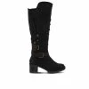 Best deal 👏 Women's SPRING STEP Gemisola Knee High 🥾 Boots Black 🔔
