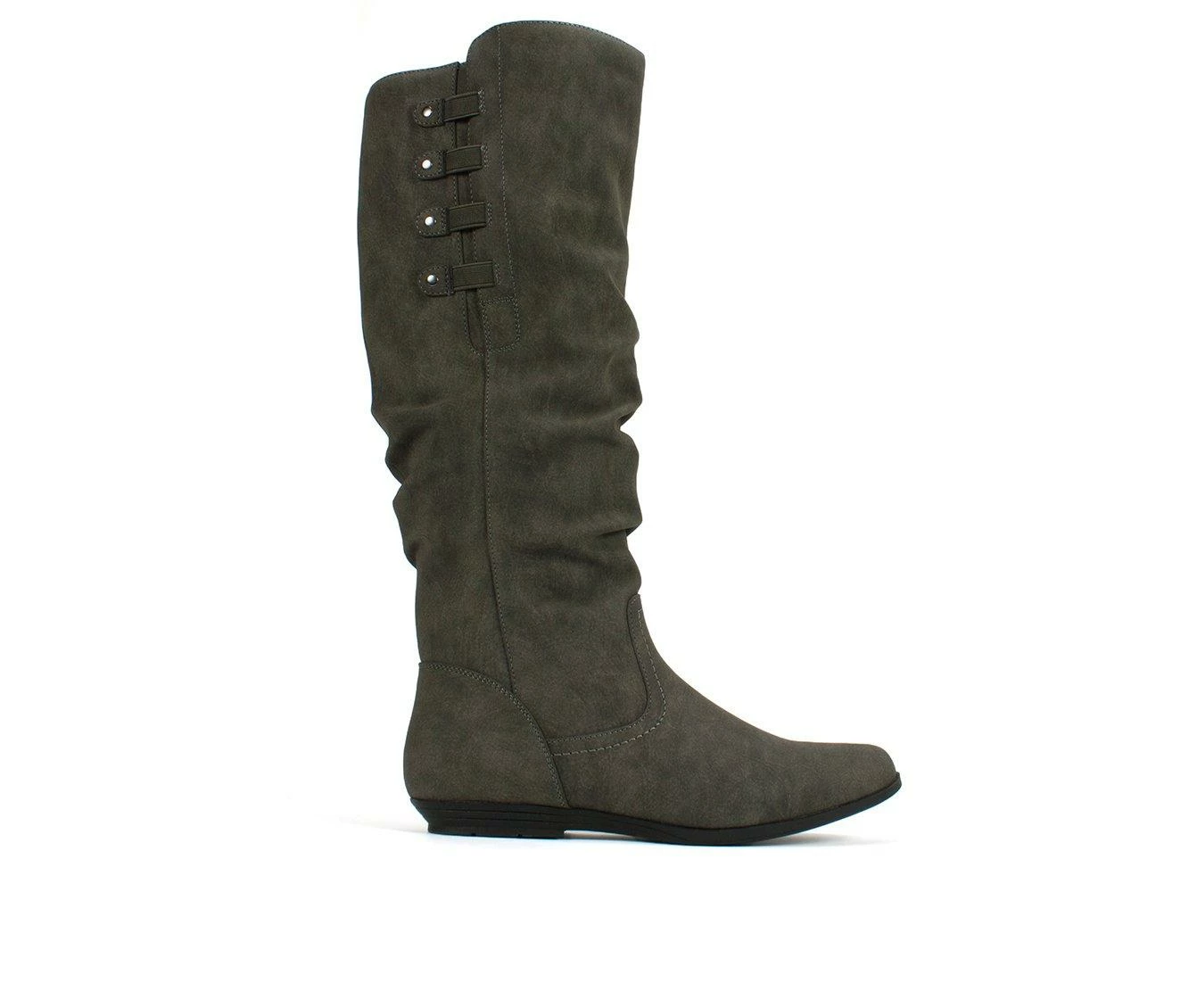 Promo ๐ Women's Cliffs By White Mountain Francie Ruched Knee High ๐ฅพ Boots Charcoal ๐ 1 Promo ๐ Women's Cliffs By White Mountain Francie Ruched Knee High ๐ฅพ Boots Charcoal ๐