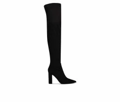 Best deal โค๏ธ Women's Nine West Daser Knee High Heeled ๐ฅพ Boots Black โจ