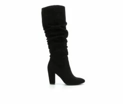 Flash Sale 🌟 Women's Y-Not Compassion Ruched Knee High 🥾 Boots Black 😍
