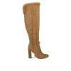 Best Sale 🔔 Women's New York And Company Peyton Knee High 🥾 Boots Nude 😍