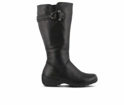 Coupon 💯 Women's SPRING STEP Albany Knee High 🥾 Boots Black 🌟 -London Fog Sales 1 815