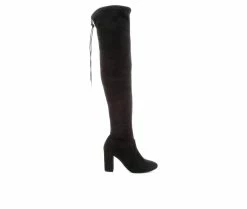 Cheap ๐ Women's Delicious Snivy Over-The-Knee ๐ฅพ Boots Black ๐