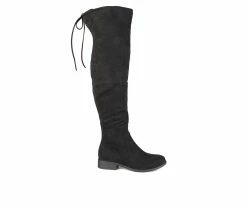 Best deal ๐ Women's Journee Collection Mount Wide Calf Over-The-Knee ๐ฅพ Boots Black โค๏ธ