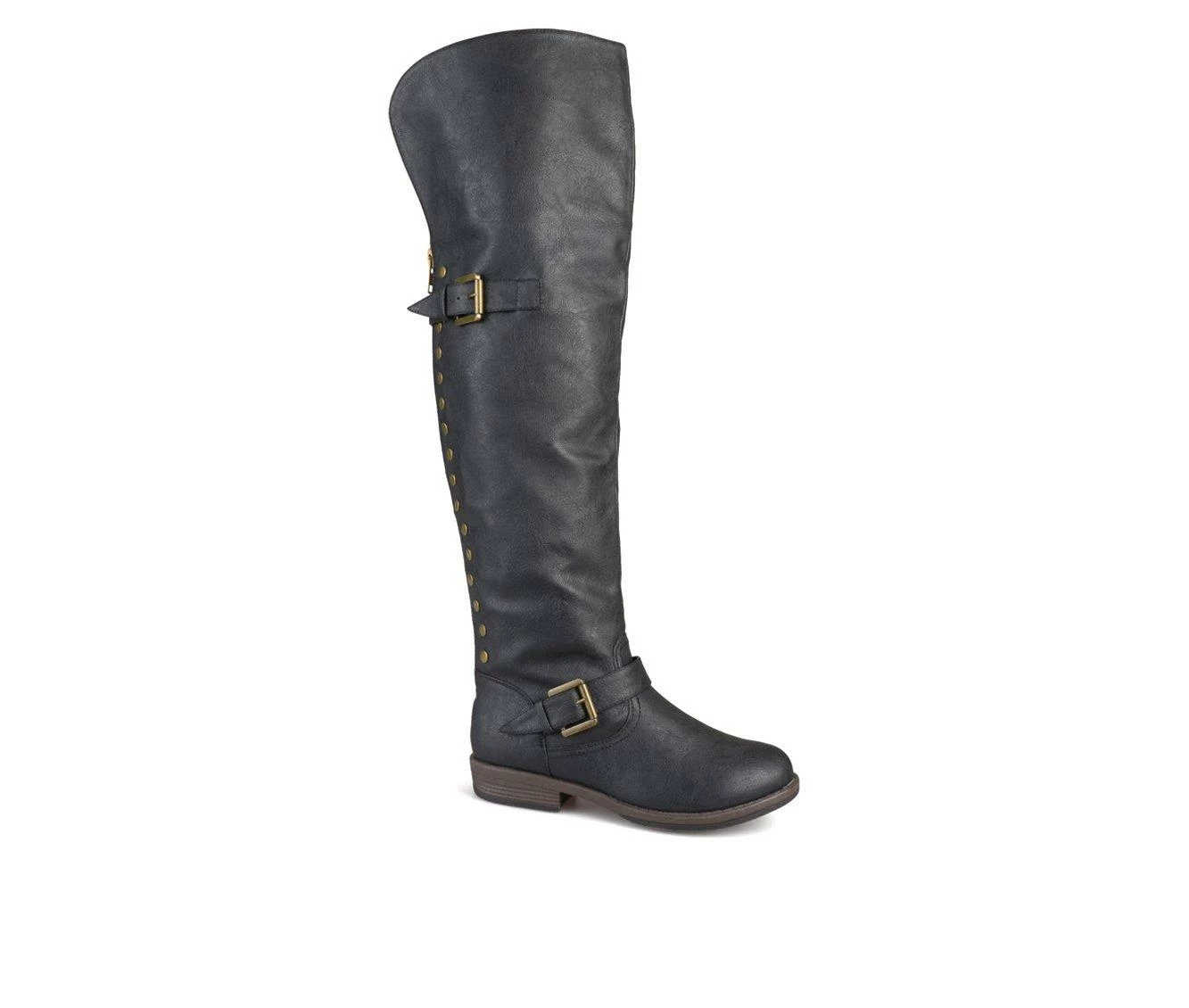 Cheap 🤩 Women's Journee Collection Kane Wide Calf Over-The-Knee 🥾 Boots Black ✔️ 2 Cheap 🤩 Women's Journee Collection Kane Wide Calf Over-The-Knee 🥾 Boots Black ✔️ - Image 2