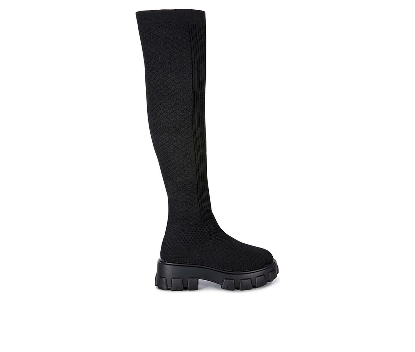 Brand new ๐ Women's London Rag Loro Over The Knee ๐ฅพ Boots Black โญ 2 Brand new ๐ Women's London Rag Loro Over The Knee ๐ฅพ Boots Black โญ - Image 2