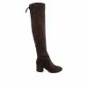 Cheapest 👏 Women's Sugar Ollie Over-The-Knee 🥾 Boots Chocolate Brown 👏