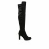 Best Sale 👏 Women's London Rag Fauna Block Heel Knee High 🥾 Boots Black 😍