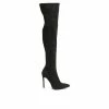 Wholesale ✨ Women's London Rag Madman Knee High Stiletto 🥾 Boots Black 🔥