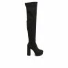 Best Pirce 😉 Women's London Rag Bubble Platform Knee High 🥾 Boots Black Suede ✨