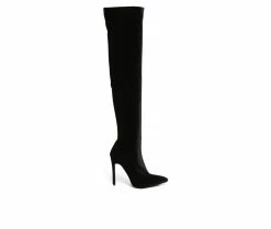 Coupon ๐ Women's London Rag Tilera Knee High Stiletto ๐ฅพ Boots Black ๐