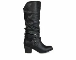 Promo 🌟 Women's Journee Collection Late Wide Calf Knee High 🥾 Boots Black 🤩