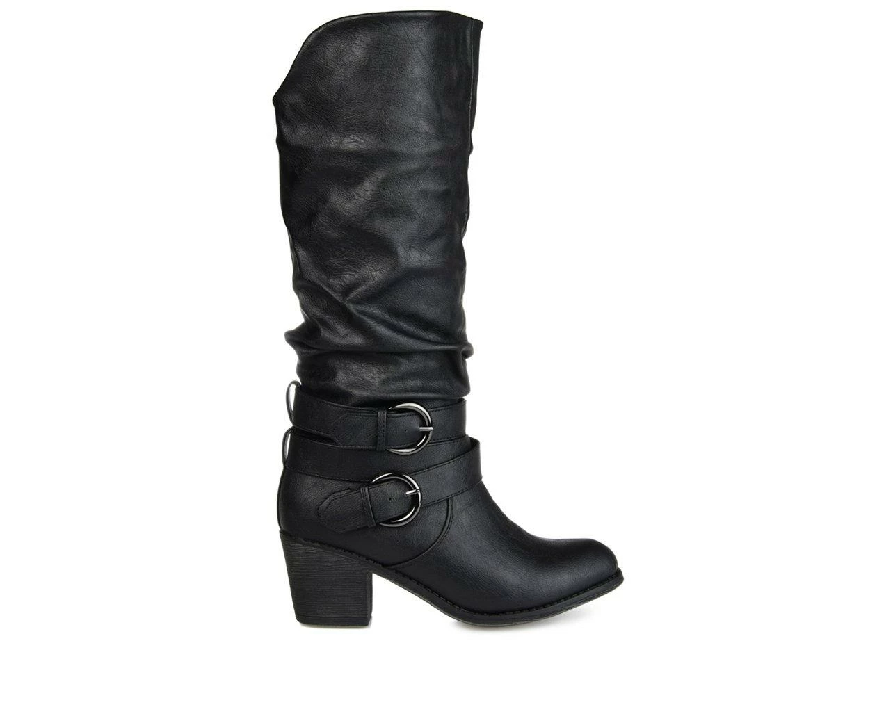 Promo 🌟 Women's Journee Collection Late Wide Calf Knee High 🥾 Boots Black 🤩 2 Promo 🌟 Women's Journee Collection Late Wide Calf Knee High 🥾 Boots Black 🤩 - Image 2