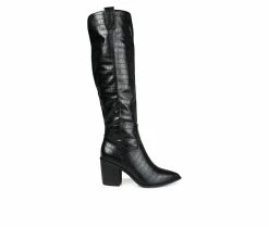 Coupon ๐ Women's Journee Collection Therese Wide Calf Over-The-Knee ๐ฅพ Boots Black ๐