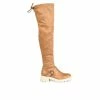 Best Sale 🔔 Women's Journee Collection Salisa Extra Wide Calf Over-The-Knee 🥾 Boots Tan 🎉