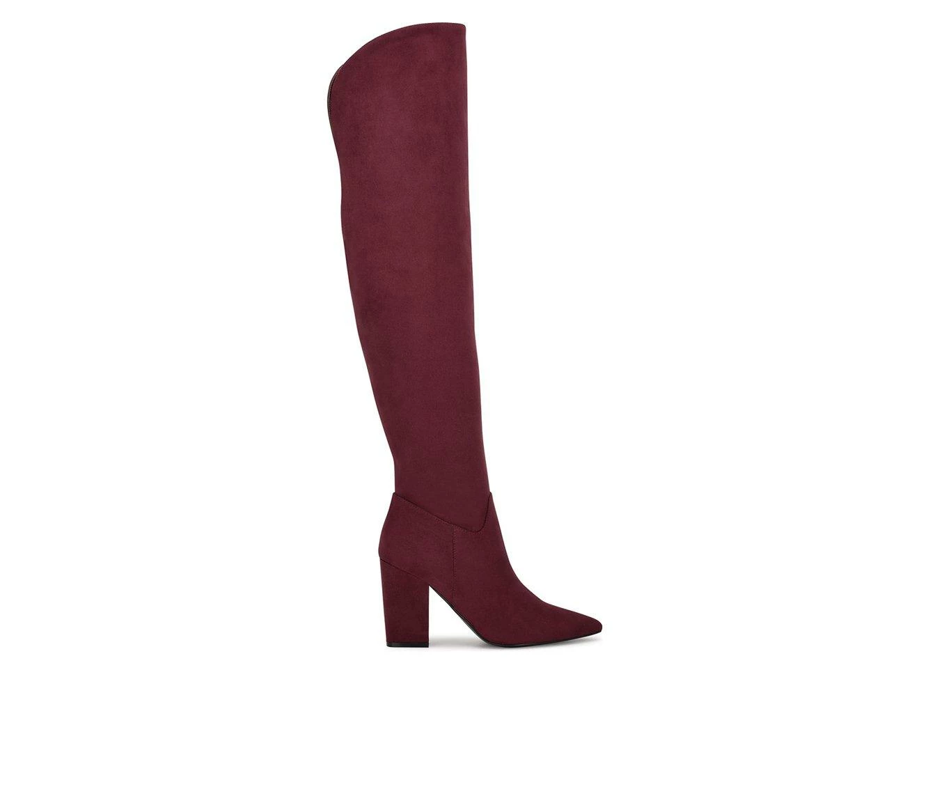 Best Sale ๐ฅ Women's Nine West Goforit Over-The-Knee ๐ฅพ Boots Burgundy ๐ 2 Best Sale ๐ฅ Women's Nine West Goforit Over-The-Knee ๐ฅพ Boots Burgundy ๐ - Image 2