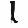 New 😉 Women's Nine West Gotcha Over-The-Knee 🥾 Boots Black 🎁