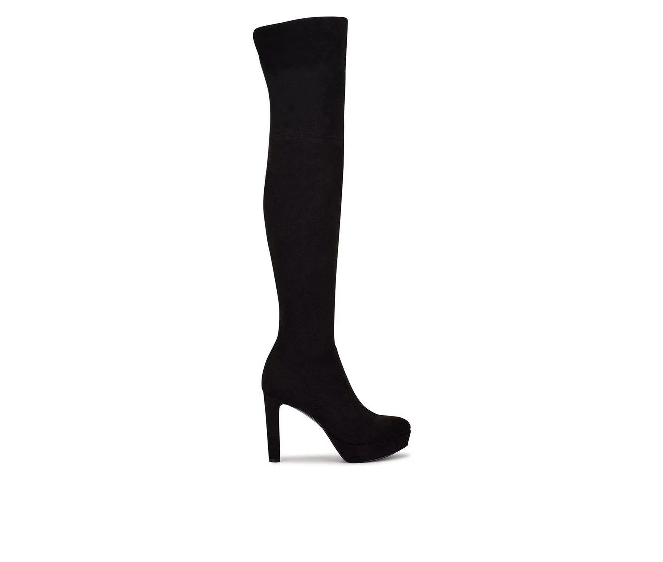 New 😉 Women's Nine West Gotcha Over-The-Knee 🥾 Boots Black 🎁 2 New 😉 Women's Nine West Gotcha Over-The-Knee 🥾 Boots Black 🎁 - Image 2