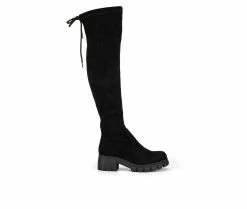Cheap 💯 Women's Olivia Miller Zendaya Over-The-Knee 🥾 Boots Black ❤️