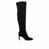 Budget 😍 Women's Gabrielle Union Illisa Knee High Heeled 🥾 Boots Black 👍
