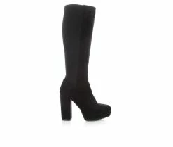Hot Sale 🛒 Women's Y-Not Legal Knee High 🥾 Boots Black ⌛ -London Fog Sales 1 99