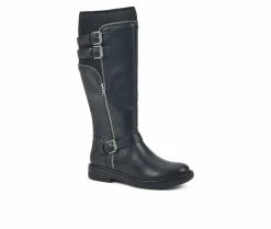 Top 10 💯 Women's White Mountain Mazed Wide Calf Knee High 🥾 Boots Black ❤️ 8 Top 10 💯 Women's White Mountain Mazed Wide Calf Knee High 🥾 Boots Black ❤️ -London Fog Sales 2 10