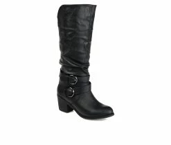 Deals 🔔 Women's Journee Collection Late Knee High 🥾 Boots Black 🔔 -London Fog Sales 2 128