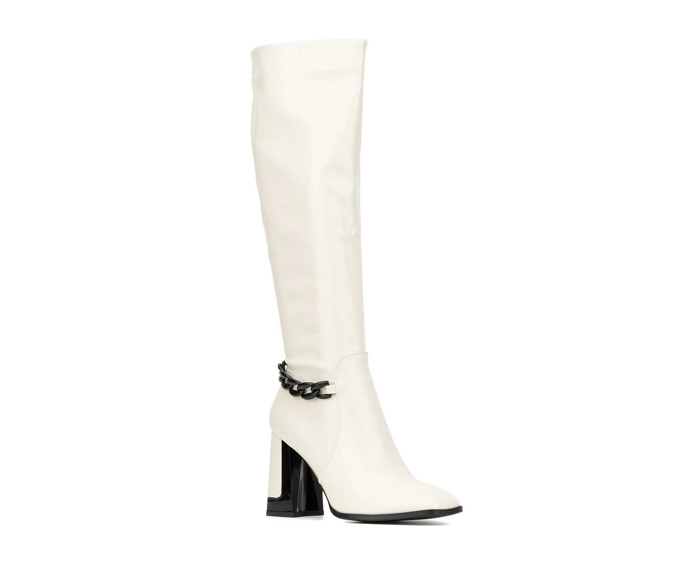Best deal 🛒 Women's Torgeis Lauren Knee High Heeled 🥾 Boots Off White 🥰 3 Best deal 🛒 Women's Torgeis Lauren Knee High Heeled 🥾 Boots Off White 🥰 - Image 3