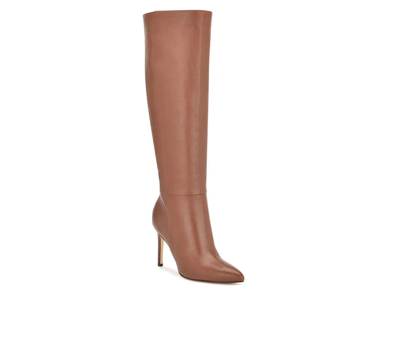 Discount ⌛ Women's Nine West Richy Knee High Heeled 🥾 Boots Med Brown Lea 🎁 3 Discount ⌛ Women's Nine West Richy Knee High Heeled 🥾 Boots Med Brown Lea 🎁 - Image 3