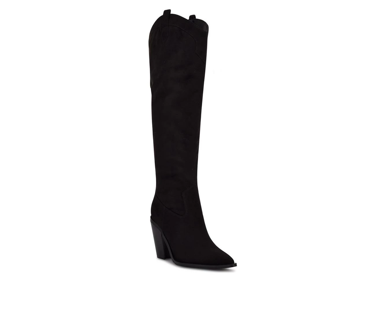Brand new 🎁 Women's Nine West Kliva Western Heeled 🥾 Boots Black 🔔 3 Brand new 🎁 Women's Nine West Kliva Western Heeled 🥾 Boots Black 🔔 - Image 3